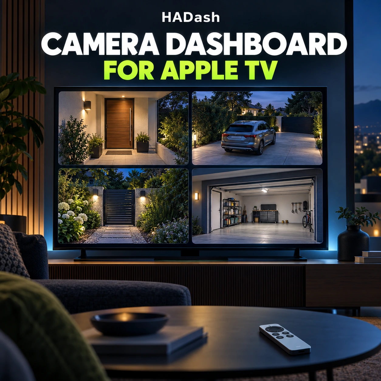 Home Assistant Camera Dashboard Ideas for Apple TV