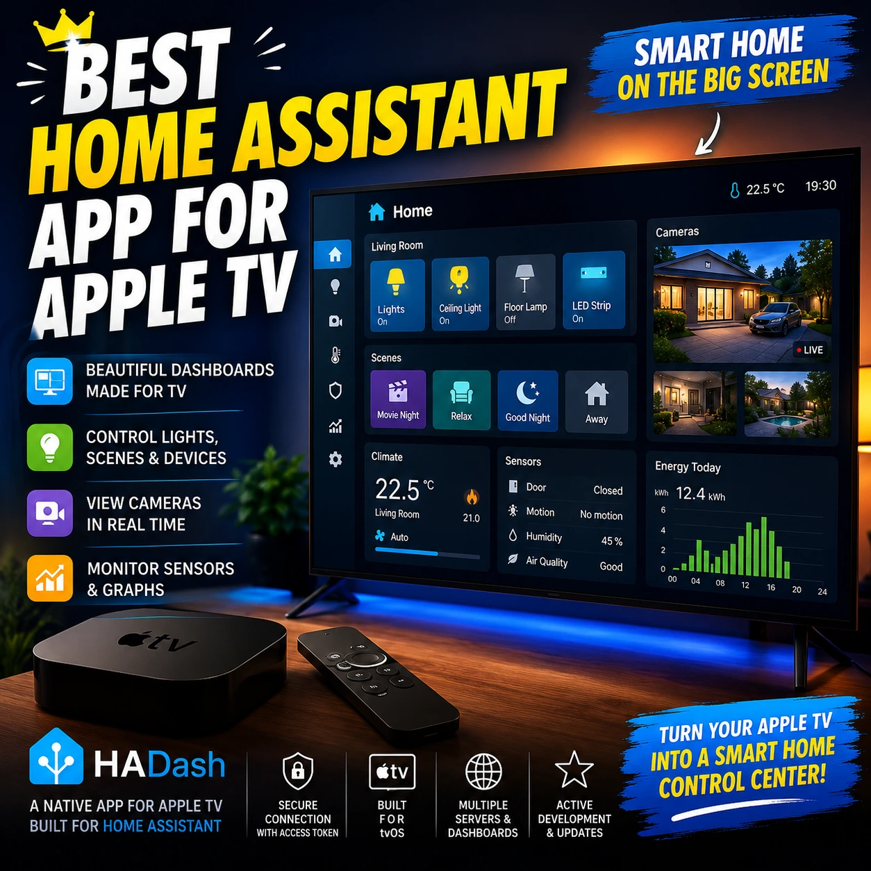 Best Home Assistant App for Apple TV