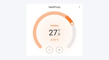Thermostat card